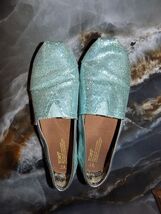 TOMS BLUE SPARKLE SHOES SIZE 4Y GIRL'S - $18.90