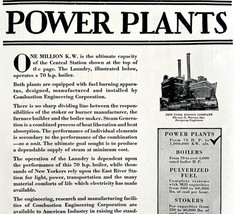 Combustion Engineering Power Plant 1928 Advertisement Industrial Edison ... - $42.04 CAD