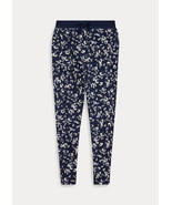 Polo Ralph Lauren Thames Floral Cotton Terry Pant Navy / Off White - $1,243.97 MXN