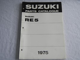 NOS 1975 Suzuki RE5 Rotary 500 Parts list diagram book manual - $138.59