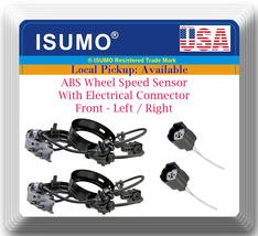 2x ABS Wheel Speed Sensor W/Connector Front L/R Fits Colorado Canyon I-350 I-370 - £23.53 GBP