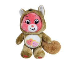 Basic Fun 2021 Care Bears Hoodie Friends Love A Lot Bear Stuffed Animal Plush - £21.03 GBP
