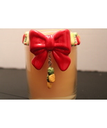 Yankee Candle Large Jar Ring Topper Fruit Red Bow w/Pineapples Summer Ce... - $29.13 CAD