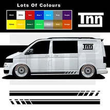 For VW Transporter T5 Stickers Side Stripe SWB T6 T4 Sticker Decal Campe... - £32.04 GBP