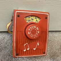 Vintage 1969 Fisher Price Music Box Pocket Radio Do Re Mi 759 - £10.05 GBP