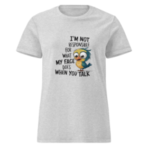 Women’s Basic Softstyle T-Shirt – “Funny Animal” Front Print (Grey) - $856.45 MXN