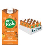 BestBy06/25 nutpods Pumpkin Spice Unsweetened Creamer Almond Coconut 12 ... - $37.31 CAD