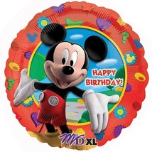 Mickey Playtime Happy Birthday Round Foil Mylar Balloon 1 Ct Party Supplies 18&quot; - £2.59 GBP
