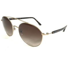 Giorgio Armani Sunglasses AR6038 3002/13 Gold Tortoise Round Frames w Br... - $111.99