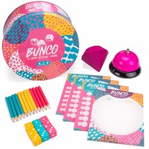 Bunco: A Very Social Game - 12-Player Party Dice Game Includes Dice, Scorecards, - £30.63 GBP