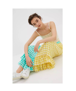 New Anthropologie Eva Franco Lynsey Gingham Maxi Skirt $168  SMALL - $86.16 CAD