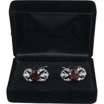 Men J.Valintin Cufflinks by Vitorofolo for French Cuff Shirt V39-48 Wine Silver image 2