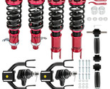 COILOVERS &amp; ADJUSTABLE FRONT UPPER CAMBER CONTROL ARM KIT For HONDA CIVI... - £261.14 GBP