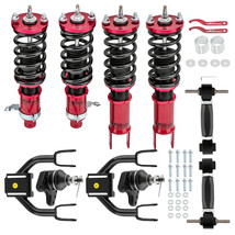 Coilovers &amp; Adjustable Front Upper Camber Control Arm Kit For Honda Civic 92-95 - £261.14 GBP