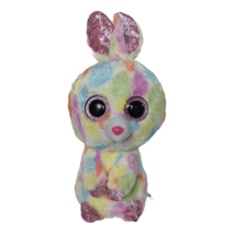 Ty Beanie Boos Bloomy Multicolor Easter Bunny Rabbit Plush Stuffed Animal 12&quot; - $25.74