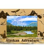Alaskan Adventure Laser Engraved Wood Picture Frame (5 x 7) - £24.85 GBP