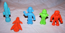 Lot of 5 Diener Erasers-Space-related-Rockets, Astronaut, Aliens - £12.24 GBP