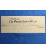 The Barnett National Bank DeLand Florida FL FLA Obsolete Check NEW Uncir... - $33.75 CAD