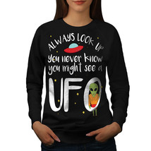 Wellcoda Look up Mars Space Womens Sweatshirt, Always Casual Pullover Jumper - £23.52 GBP+