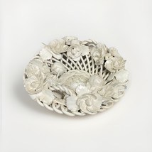 Vintage  Porcelain Floral Basket - 2x5.25” - $14.85