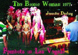 THE BIONIC WOMAN 1977 Original On-Set 8x10 Color Print!  FEMBOTS IN LAS ... - $11.00