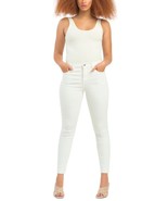 MSRP $39 Tape Classic Sleeveless Ribbed Bodysuit Natural Size Small - $15.67