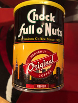 CHOCK FULL OF NUTS ORIGINAL BLEND GROUND COFFEE 11.3OZ - £9.47 GBP