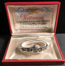Longines Wittnauer Watch 10K Rgp White Gold Rare Vintage Ladies Working Cocktail - £136.68 GBP