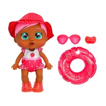 Cry Babies - Fun n&#39; Sun Allie 10&quot; Baby Doll with Strawberry Themed Swims... - $26.99