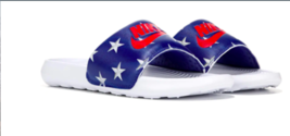 Nike Victori One Print Women&#39;s Sandals Slippers Slides Red White CN9676-... - $21.99