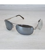 Fossil FM23 Navigator Sunglasses Silver Frame Smokey Mirror Lenses NEW w... - £24.65 GBP