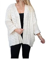 Umgee on my own cardigan in Cream - size 1X/2X - £38.48 GBP