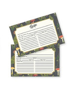 Mushroom Botanical Recipe Card 4 X 6 Set of 40 by C.R. Gibson - $7.92