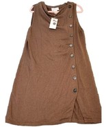 Soft Surroundings Sheath Dress Womens XL Brown Wool Cashmere Angora Blen... - $68.45 CAD