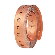 Oatey® 3/4 in. x 10 ft. 24- Gauge Copper-Plated Steel Hanger Strap (Bagged) - $20.47