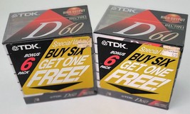 Lot of 17 TDK D60 Blank Audio Cassette Tapes High Output ICEI/Type I - Japan - £23.40 GBP
