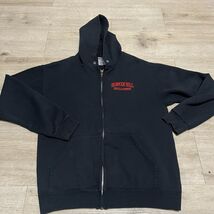 Bunker Hill Bulldogs Community College Hoodie Size M Black Full Zip Bost... - $19.31