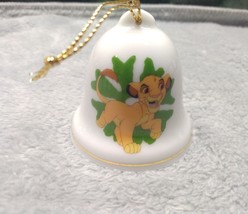 Disney Grolier Collectibles Bell Ornament The Lion King Simba Christmas Vintage - £11.03 GBP