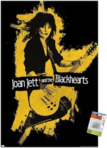 Wall Art Featuring A Guitar And Pushpins By Joan Jett And The Blackhearts. - £28.43 GBP