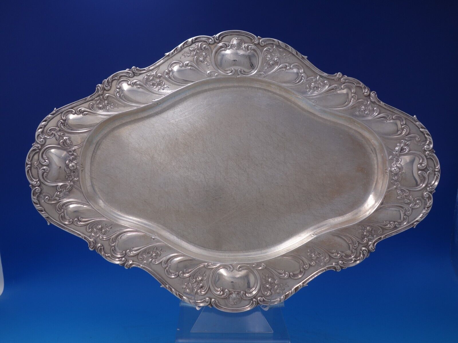 Chantilly Grand by Gorham Sterling Silver Platter #A583 Circa 1899 (#7224) - £1,554.03 GBP