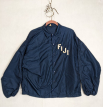 Fiji Mens Fraternity Jacket Vintage Phi Gamma Delta USA Size M Blue #1 - £37.96 GBP