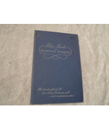 Vintage 1950s Ohio Bell Blue book of telephone numbers address birtdays ... - €12,89 EUR
