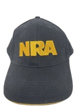 NRA NATIONAL RIFLE ASSOCIATION BALL CAP-BLACK &amp; YELLOW - $15.00