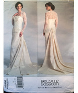 Vogue Bridal Original Belville Sassoon Wedding, Formal Gown Fitted Pleat... - $30.00