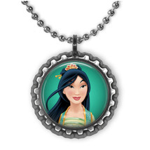 Disney Princess MULAN 3D Bottle Cap Necklace | Gift for Girls - $5.95