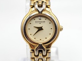 Wittnauer Quartz Watch Womens New Battery Gold Tone Round Dial 19mm - $35.00