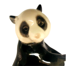 Lomonosov LFZ Porcelain Panda Bear Factory Figurine Made In Russia Sitti... - £43.84 GBP