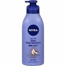 NIVEA Shea Nourish Body Lotion, Dry Skin Lotion with Shea Butter, Moistu... - $10.87