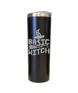 Basic Witch Halloween Theme Black 20oz Skinny Tumbler LA5138 - $19.99
