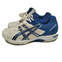 Asics Gel Rocket Volleyball Athletic Shoes Size 8 Women&#39;s B053N White Blue - £23.70 GBP
